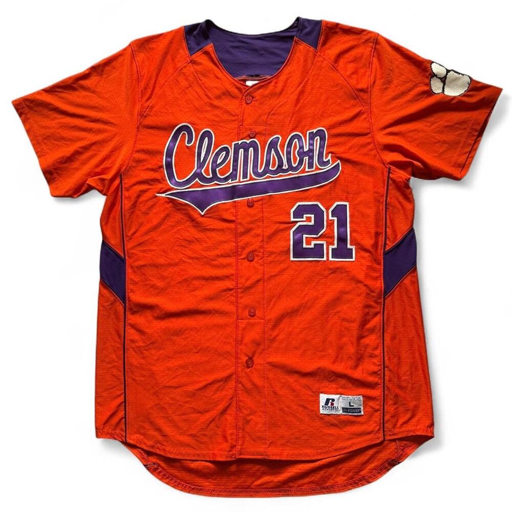 2013 CLEMSON TIGERS # 21 Baseball Jersey